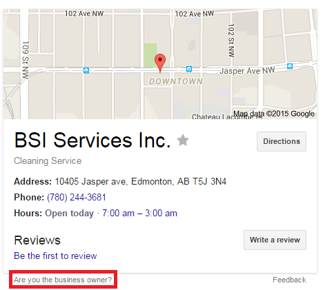 Claim a Google Business Listing