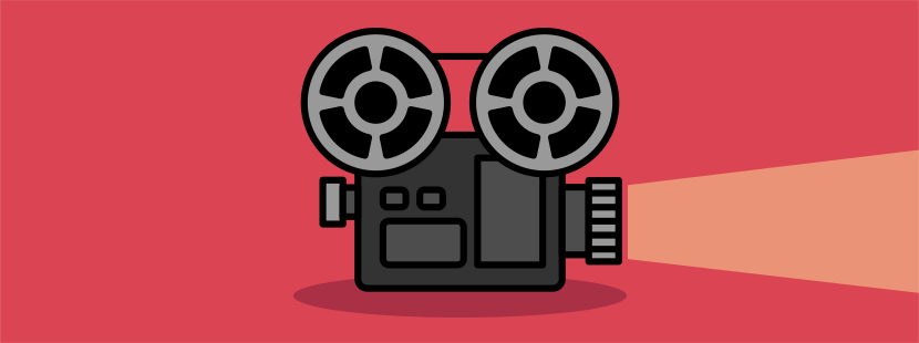 Illustration of a video projector.