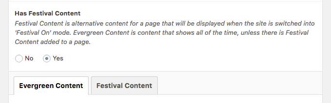 Custom WordPress content block instructions