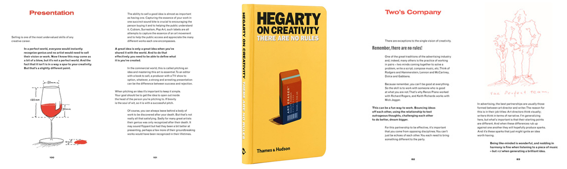 Cover of the book “Hegarty on Creativity: There Are No Rules” by John Hegarty