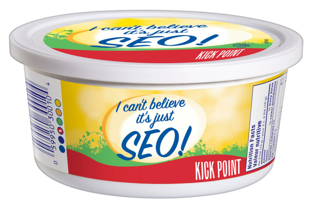 I can't believe it's just SEO Butter